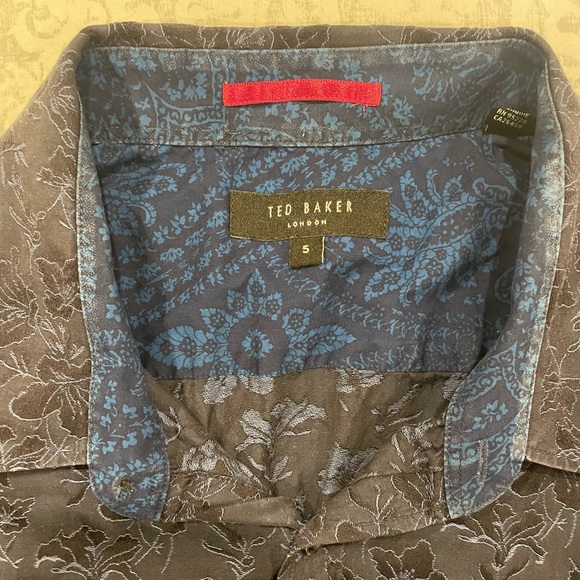 Men’s Ted Baker Dress Shirt Size 5 - Picture 3 of 3